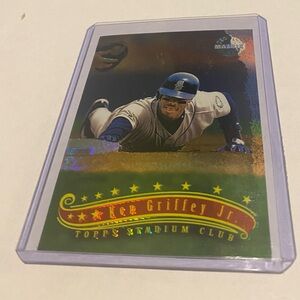 Ken Griffey Jr. Rare! 1997 Topps Stadium Club Matrix Holofoil # 50 Vintage